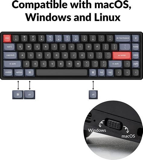 Buy Keychron K6 Pro QMK/VIA Wireless Mechanical Keyboard, Custom ...