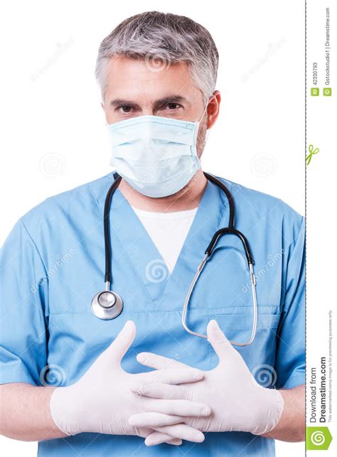 Preparing to surgery. stock image. Image of looking, concentration ...