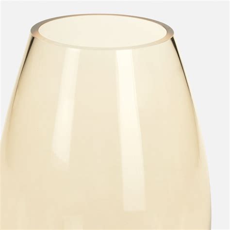 Shop Clear Amber Oblong Glass Vase - Large - at Best Price Online in India