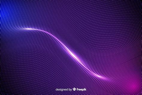 Abstrakte glühende Partikel formen Hintergrund | Kostenlose Vektor