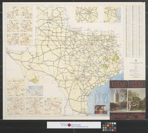 Texas highway map. - Side 1 of 2 - The Portal to Texas History