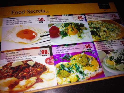 Menu at Mr.Egg, Navsari