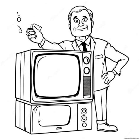 Tv Man Coloring Page (19242-15195)