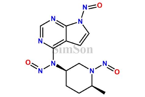 N,N,N-TriNitroso Ritlecitinib Des Methyl Vinyl ketone Impurity | CAS No ...
