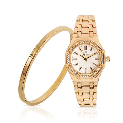 OCTA GOLD-WHITE & SIGNATURE BRACELET GOLD COMBO | WOMEN – CrepeS Lifestyle