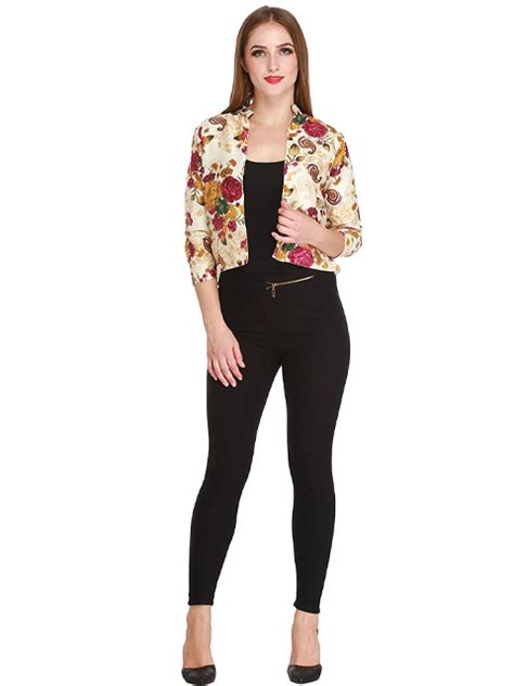 Women Rayon Multicolor Jacket