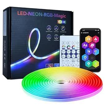 Buy SILK N RAYONS Meter Smart Neon Rope Strip Lights | Remote and ...