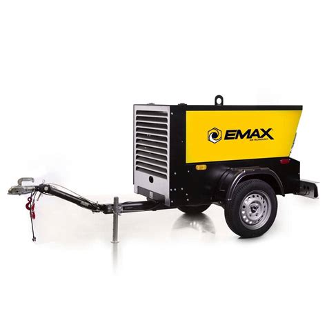 Buy 185 CFM 125 PSI Portable Diesel Driven Trailer Mounted Rotary Screw ...