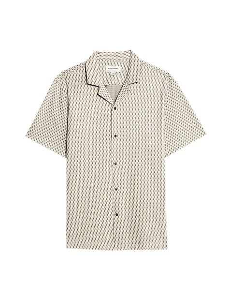 Buy Regular Fit Pure Cotton Short Sleeve Shirt at Marks & Spencer