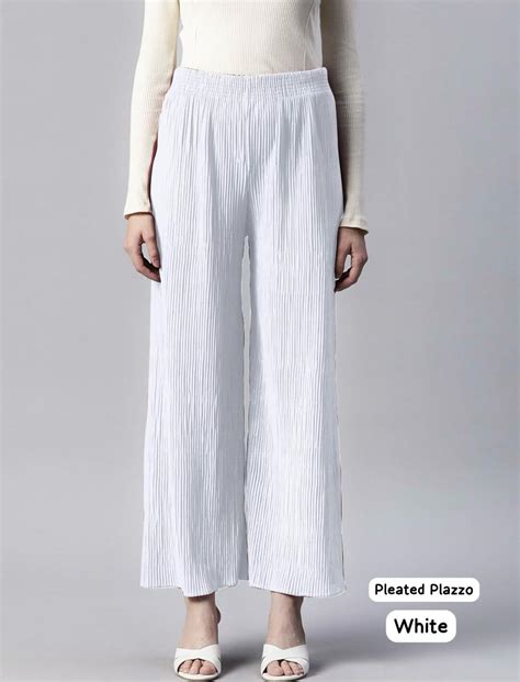 Pleated Plazzo Vol 1 Lycra Casual Wear Bottom Wear Collection