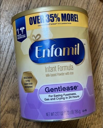 Buy Enfamil Milk Based Powder with Iron Infant Formula, Gentlease, 27.7 ...