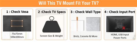 Buy Caprigo Heavy Duty TV Wall Mount Stand for 12 to 27 inches LED/LCD ...