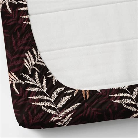 Brown Floral Cotton Elastic Fitted King Size Double Bed Bedsheet with ...