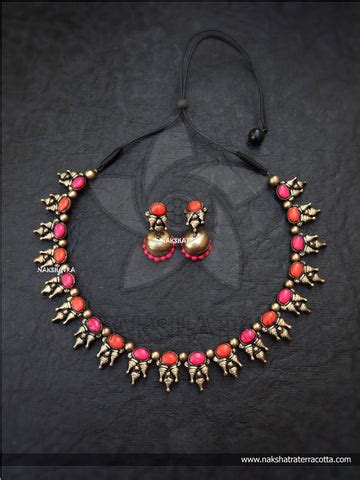 Coral Bliss – Nakshatra Terracotta Jewellery