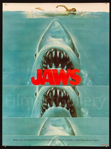 Jaws Movie Poster 1975 18x24