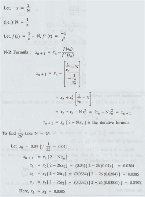 3.1 (b) newton's method [or Newton-Raphson method] - Solved Example ...