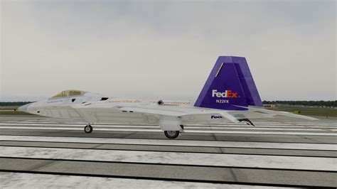 FedEx livery for AOA F22 - F-22A by AOA Simulation - X-Plane.Org Forum
