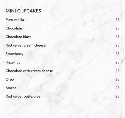 Menu at Madeline Cafe, Pune