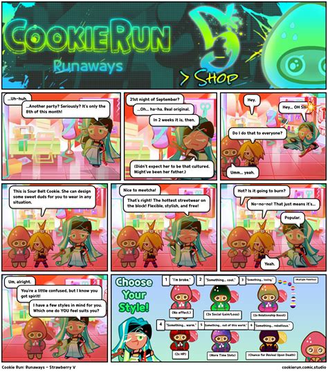 Cookie Run: Runaways - Strawberry V - Comic Studio