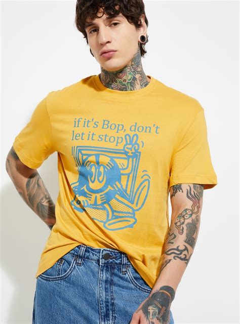 Buy URB_N Men Printed T-shirt Online at just Rs. 249.0 - 1000015595117 ...