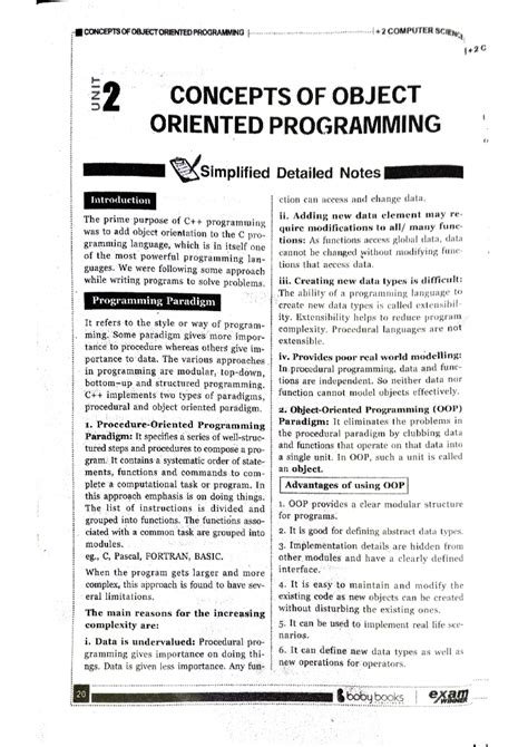 Concepts of OOP - Its is basic fundamentals - Computer Science ...