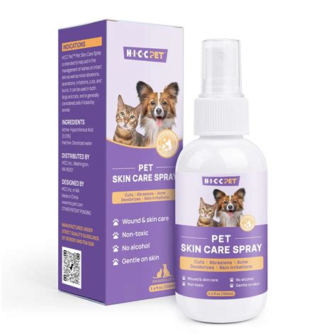 Buy HICC PET Hot Spot & Itch Spray for Dogs and Cats, Pet Spray for ...