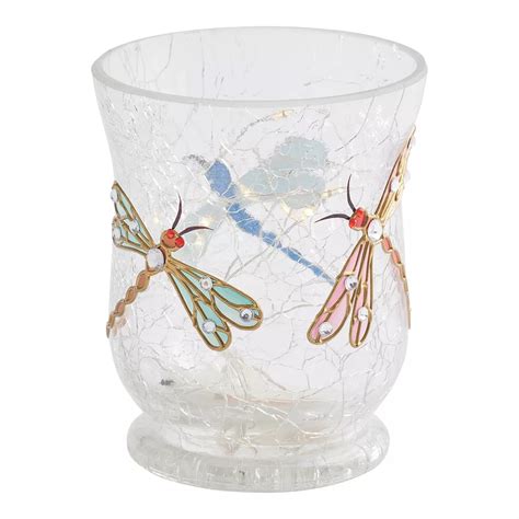 Studio 66 Dancing Dragonflies Votive Holder LED Table Decor