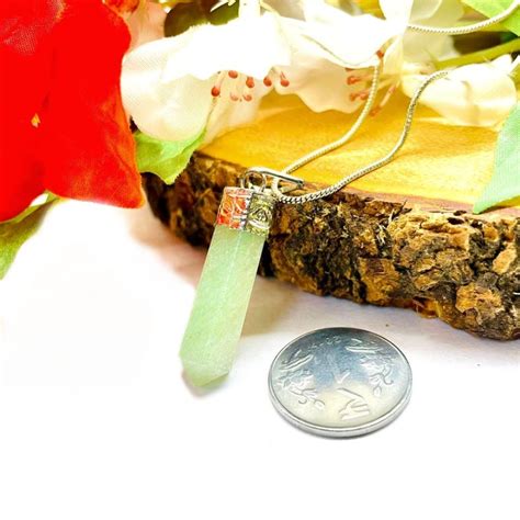 Buy Genuine Green Aventurine Pencil Pendants for Luck & Manifestation