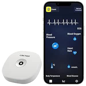 IDesia Linktop Telemedicine Device - Heart Rate Monitor, White : Amazon ...