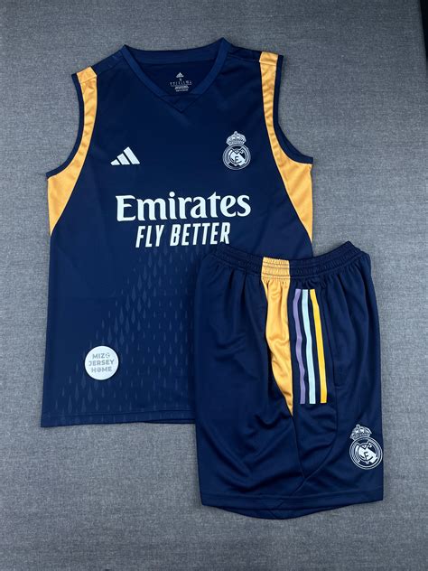 Real Madrid Dark Blue Sando Set – Mizo Jersey Home