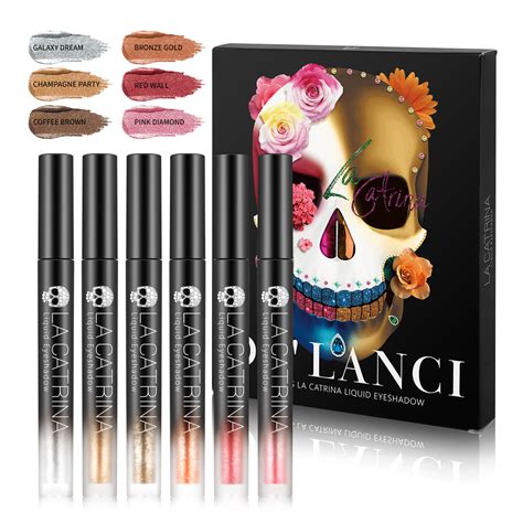 LA CATRINA GLITTER & GLOW LIQUID EYESHADOW SET