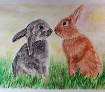Image result for Bear and Bunny Love Art