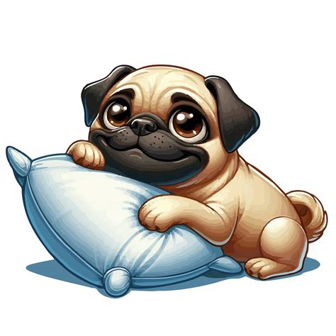 Pug, Digital Clipart, Svg, Png, Dxf, Eps Files (set 10 Pcs.) - Etsy ...
