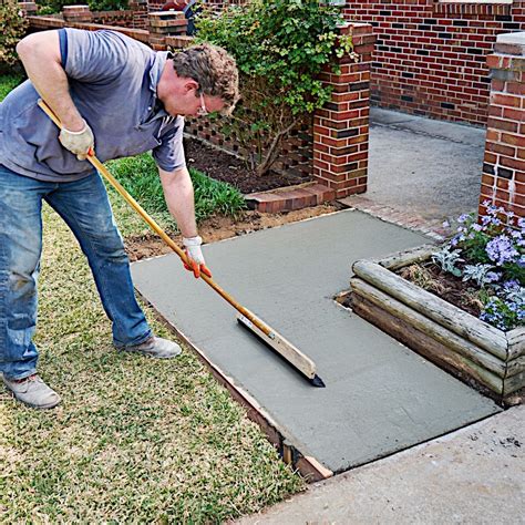 How to form and pour a concrete slab – Artofit