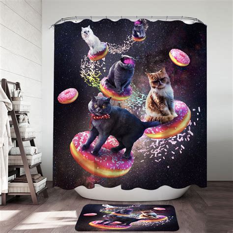 Funny Cat Shower Curtain – Shower of Curtains