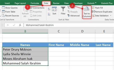 Image result for How to Split Text in Excel Cell