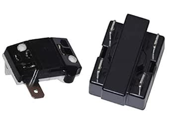 PARDZWORLD Compressor Relay (4 Pin) + Overload Protector (OLP) Suitable ...