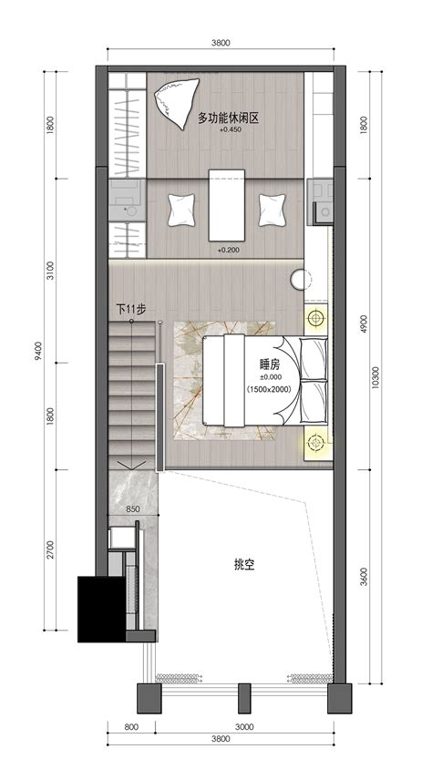 单身公寓快题设计手绘-图库-五毛网