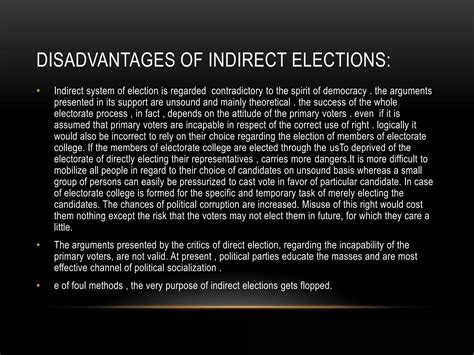 Indirect Election 的图像结果