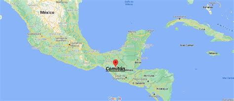 ¿Dónde está Comitán? Mapa Comitán - ¿Dónde está la ciudad?