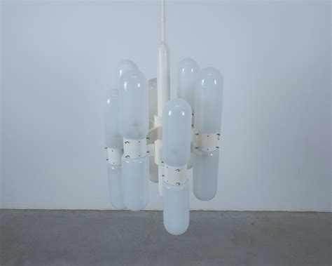 Carlo Nason Torpedo Glass Chandelier Mazzega, Italy, 1960 – DERIVE