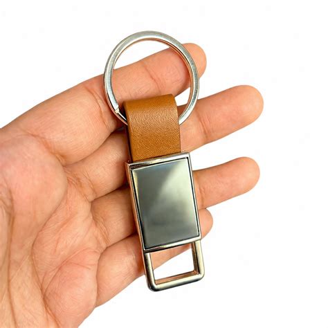 Tan keychain
