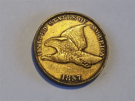 1857 Flying Eagle Cent Penny Extremely High Grade | Property Room