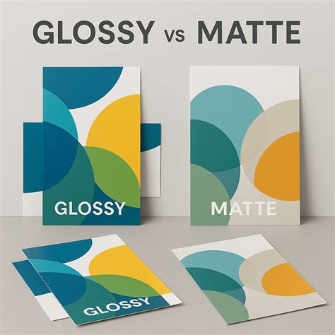 Glossy vs Matte Printing Finishes | Tray Inc