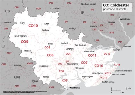 Image result for Co Postcode Map