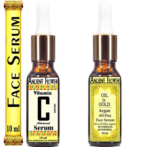 Ancient Flower - Oil is Gold - Argan all Day Natural Face serum oil ...