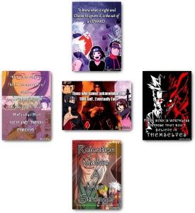 Motivational Posters From Naruto Series In A4 Size Matte Paper 210 Gsm ...
