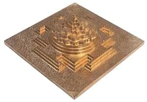 RUDRA BLESSING CENTER Copper Meru Shree Yantra Solid for Puja Use at ...