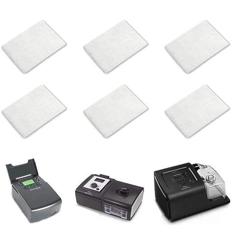 Pack 6 CPAP Filters for Philips Respironics - Premium Moocoo CPAP ...