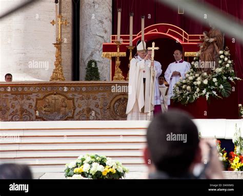 Pope Francis During His Inauguration Ceremony Credit: Corina Daniela ...